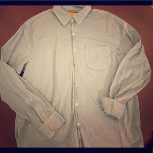 Men's XL Blue TreVero Button Up